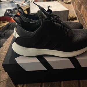 adidas Women’s Black and White Cloudfoam Sneakers